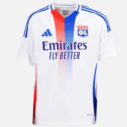 adidas Junior Junge OL Olympique Lyon 24/25 Heim Trikot Weiss