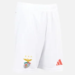 adidas Junior Junge SLB Benfica 24/25 Heim Shorts Weiß