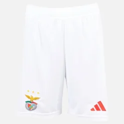 adidas Junior Junge SLB Benfica 24/25 Heim Shorts Weiß