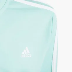 adidas Junior Mädchen Essentials 3 Streifen Trainingsanzug Semi Flash Aqua/Weiß