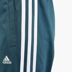 adidas Junior Mädchen Essentials 3 Streifen Trainingsanzug Semi Flash Aqua/Weiß
