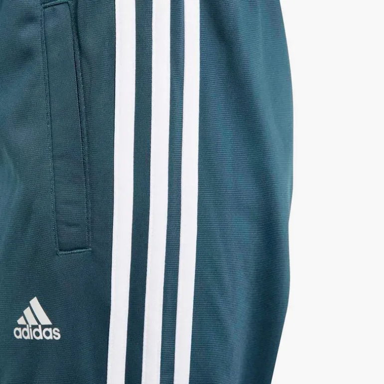 adidas Junior Mädchen Essentials 3 Streifen Trainingsanzug Semi Flash Aqua/Weiß