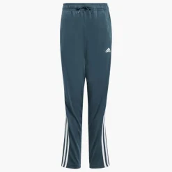 adidas Junior Mädchen Essentials 3 Streifen Trainingsanzug Semi Flash Aqua/Weiß