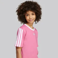 adidas Junior Mädchen Essentials T Shirt Pink Fusion/Weiß