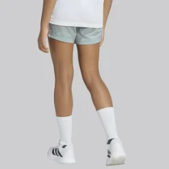 adidas Junior Mädchen Train Essentials 3 Streifen Shorts Wonder Sage/Weiß