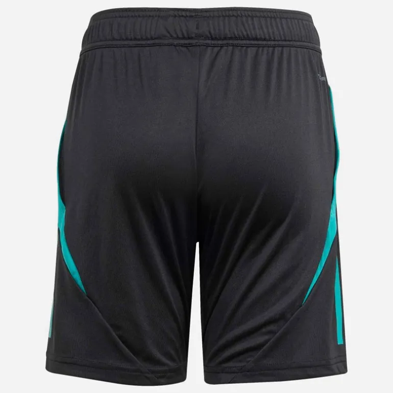 adidas Junior NZR Neuseeland All Blacks Fitness Shorts All Black/Pure Teal