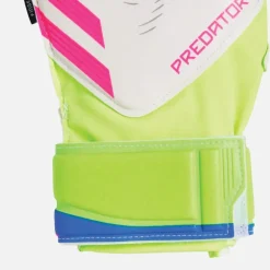 adidas Junior Predator Match Finger Save Torwarthandschuhe Lucid Lemon/Weiss/Lucid Pink