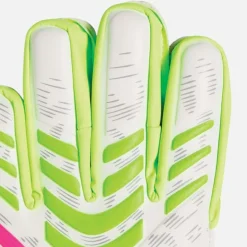adidas Junior Predator Match Finger Save Torwarthandschuhe Lucid Lemon/Weiss/Lucid Pink
