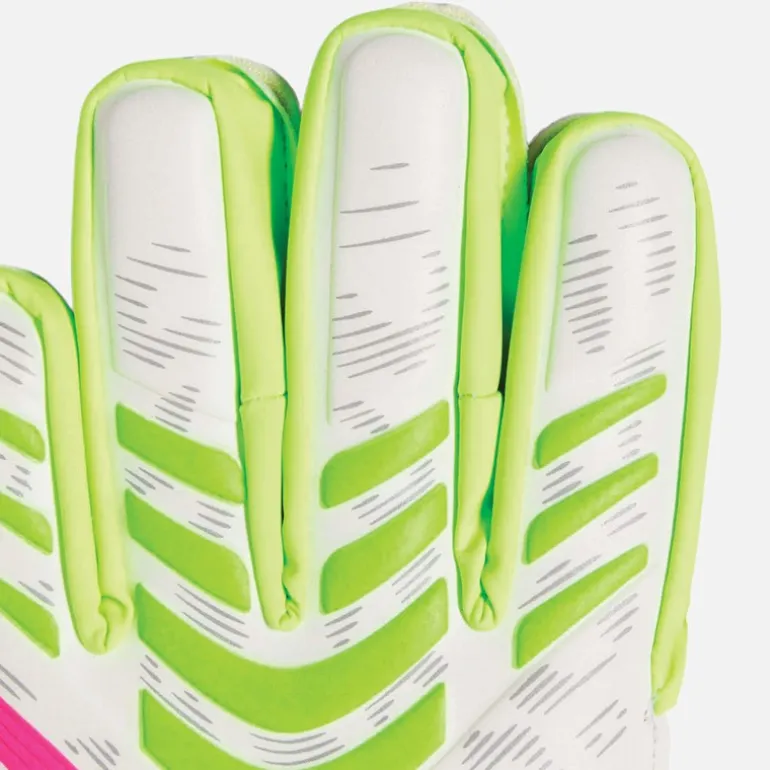 adidas Junior Predator Match Finger Save Torwarthandschuhe Lucid Lemon/Weiss/Lucid Pink