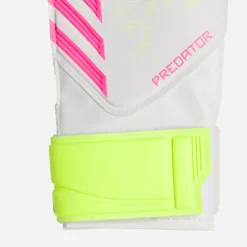 adidas Junior Predator Trainings Torwarthandschuhe Weiß/Lucid Lemon/Lucid Pink