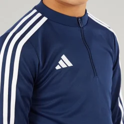 adidas Junior Tiro 23 Club 1/4 Zip Trainings Oberteil Team Blue/Weiß