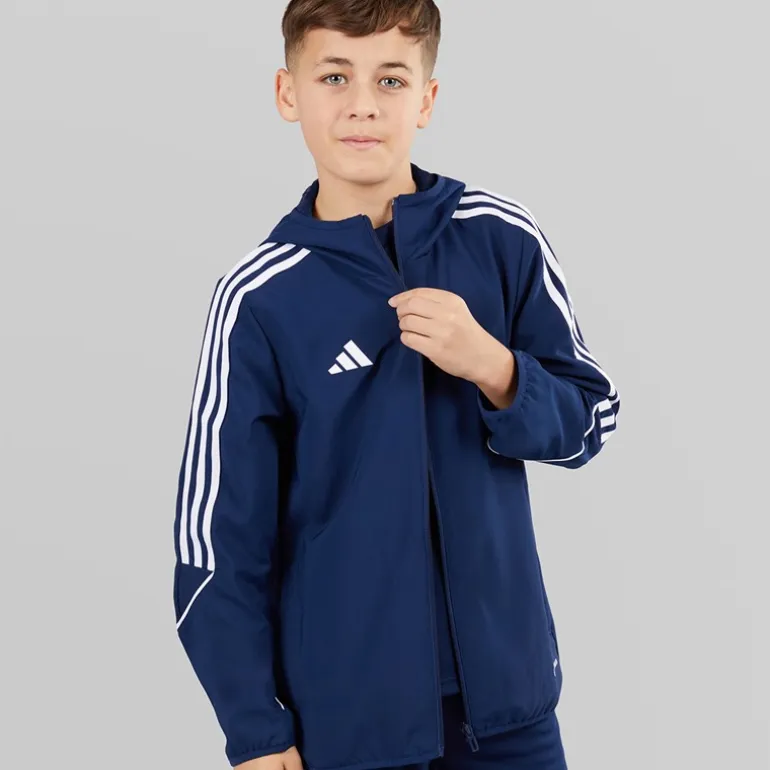 adidas Junior Tiro 23 League Windbreaker Jacke Team Navy Blue
