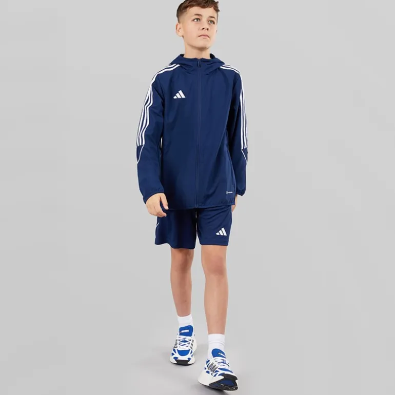 adidas Junior Tiro 23 League Windbreaker Jacke Team Navy Blue