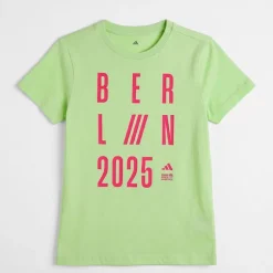 adidas Kinder BMW Berlin Marathon 2025 Grafik Lauf T Shirt Signal Green