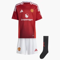 adidas Kinder MUFC Manchester United 24/25 Heim Mini Kit Mufc Red
