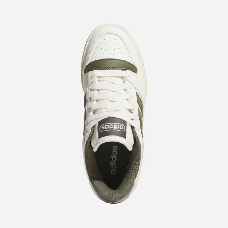 adidas Kinder Pause Start Turnschuhe Chalk White/Olive Strata/Charcoal