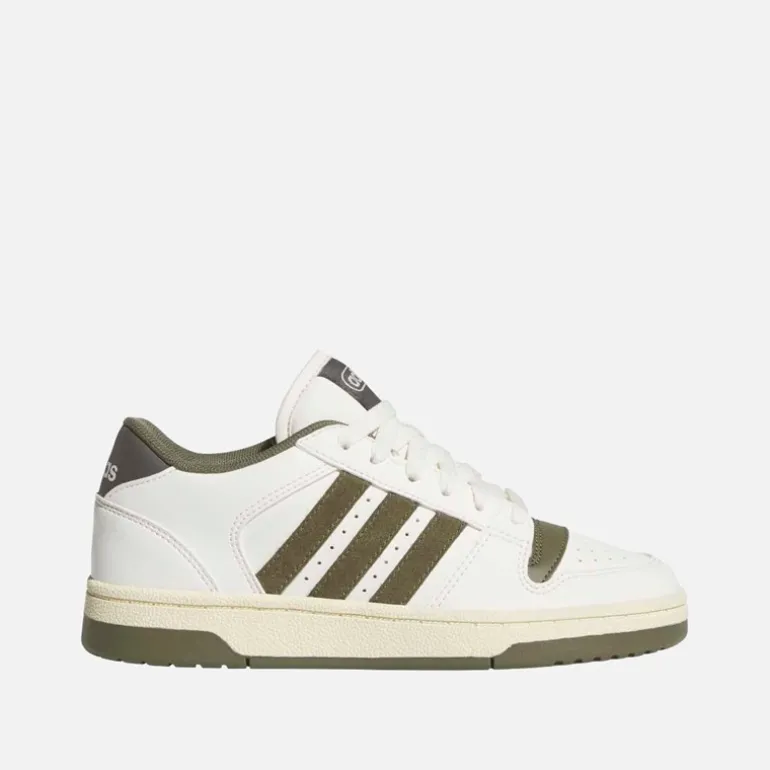 adidas Kinder Pause Start Turnschuhe Chalk White/Olive Strata/Charcoal