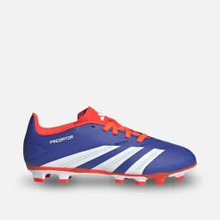 adidas Kinder Predator Club Fortschritt Pack FXG Fester Boden/Multi Boden Fußballschuhe Lucid Blue/Core White/Solar Red