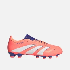 adidas Kinder Predator League MG Multi Ground Fußballschuhe Signal Coral/Cloud White/Beam Orange