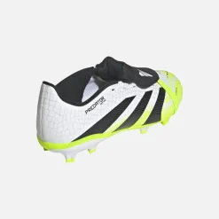 adidas Kinder Predator League Zunge FG/MG Kunstrasen/Naturrasen Fußballschuhe Cloud White/Core Black/Lucid Lemon