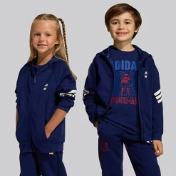adidas Kinder X Marvel Spider Man Trainingsjacke Dark Blue/Off White
