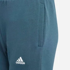 adidas Mädchen Basics Liniere Logo Baumwolle Hose Arctic Night/Weiß