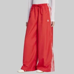 adidas Originals Damen Adicolor Firebird Oversized Trainingshose Better Scarlet