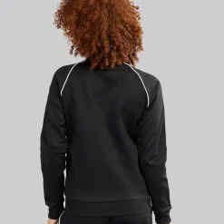 adidas Originals Damen Adicolor Classics Superstar durchgehender Reißverschluss Trainingsjacke Schwarz