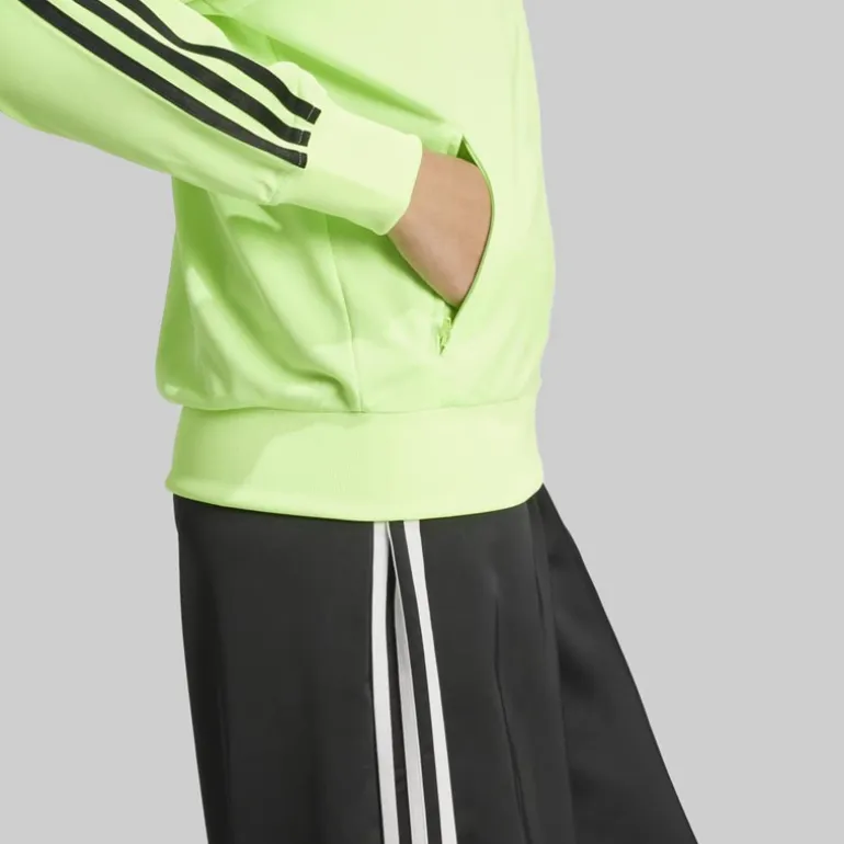 adidas Originals Damen Adicolor Classic Firebird Locker geschnittene Trainingsjacke Signal Green/Schwarz