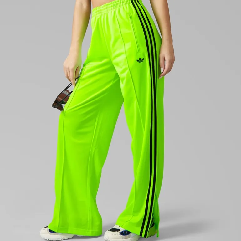 adidas Originals Damen Adicolor Classics Firebird Locker sitzende Trainingshose Signal Green/Schwarz