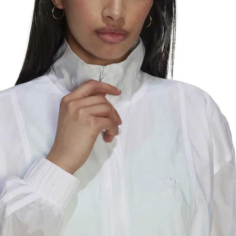 adidas Originals Damen Adicolor Oversized Rips Performance Sporttops Weiß