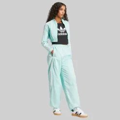 adidas Originals Damen Adicolour Teamgeist Oversized Trainingshose Semi Flash Aqua