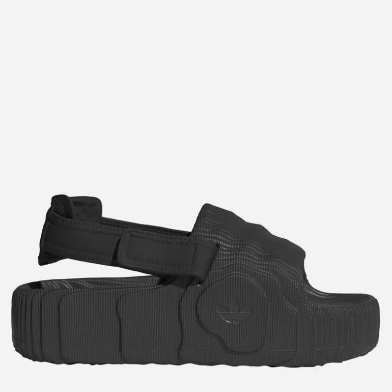 adidas Originals Damen Adilette 22 XLG Slides Core Black/Core Black/Core Black