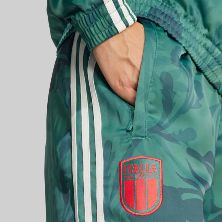adidas Originals Damen FIGC Italien Trainingshose Tech Forest