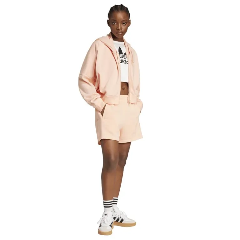 adidas Originals Damen Trefoil Essentials Shorts Glow Pink