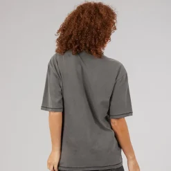 adidas Originals Damen Wasch Vintage Oversized T-Shirt Utility Black