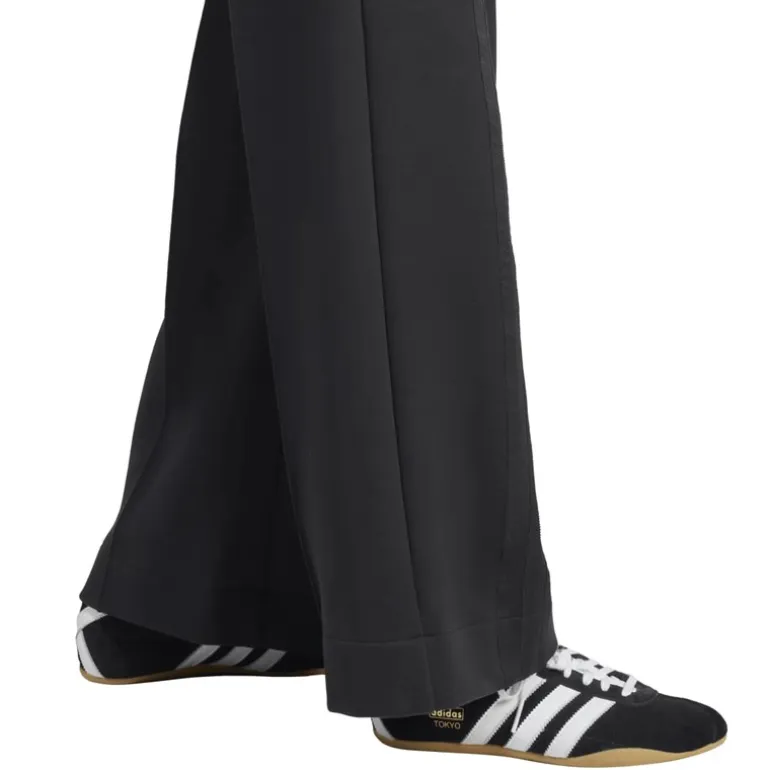 adidas Originals Damen weit geschnittene Jogginghose mit 3 Streifen Schwarz