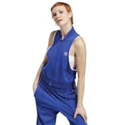 adidas Originals Damen Women Always Original Superstar Trainingstops Blau