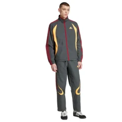 adidas Originals Herren Climacool Trainingsjacke Grey Six/Flash Orange/Team Victory Red