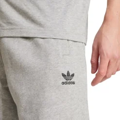 adidas Originals Herren Essentials Trefoil Shorts Medium Grey Heather