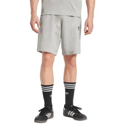 adidas Originals Herren Essentials Trefoil Shorts Medium Grey Heather