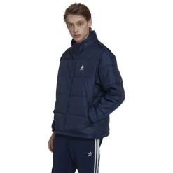 adidas Originals Herren Essentials Pufferjacke Blau