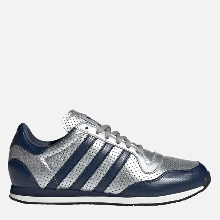adidas Originals Herren Galaxt OG Turnschuhe Silver Metallic/Night Indigo/Off White