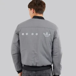 adidas Originals Herren Reclaim Wende Bomberjacke Schwarz