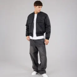 adidas Originals Herren Reclaim Wende Bomberjacke Schwarz