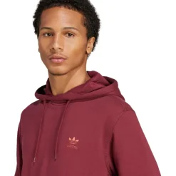 adidas Originals Herren Trefoil Essentials Französisch Frottee Hoodie Shadow Red