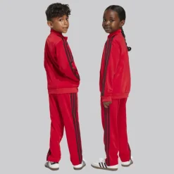 adidas Originals Kinder Trefoil Firebird Trainingsanzug Better Scarlet/Schwarz