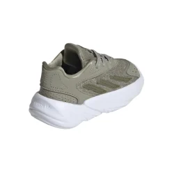 adidas Originals Kleinkind Ozelia Elastische Schnürsenkel Turnschuhe Silver Pebble/Focus Olive/Cloud White