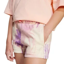 adidas Originals Mädchen Junior Shorts mit Allover Print Semi Pink Spark/Multicolor