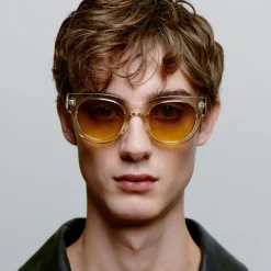A Kjærbede Lilly Sonnenbrille Ecru Transparent
